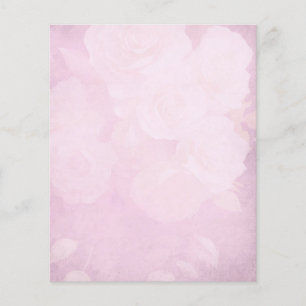 Pale Pink Rose Scrapbook Paper