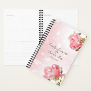 Pale Pink Roses Planner