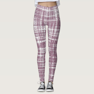 Pale Pink Stripes Leggings