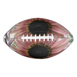 Pale Pink Sunflower American Football