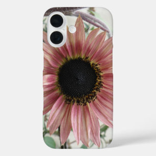 Pale Pink Sunflower iPhone 16 Case