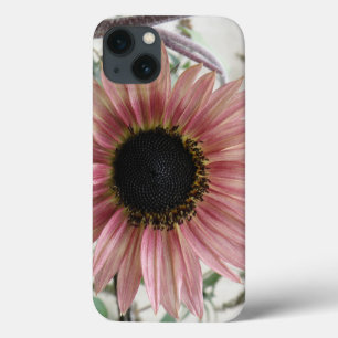 Pale Pink Sunflower iPhone 13 Case