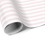 Pale Pink | White Stripe Wrapping Paper<br><div class="desc">This classic stripe gift wrapping paper is perfect for your gifting needs! Wrap a birthday gift, baby shower gift, bridal shower gift, wedding gift, or gift for any other special occasion. It's also a wonderful choice for wrapping paper crafts : wrapping paper envelopes, wrapping paper bunting, wrapping streamers or wrapping...</div>