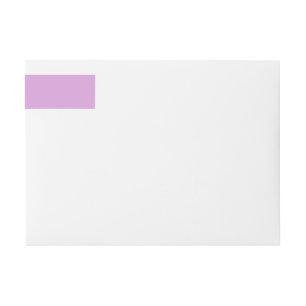 Pale Plum High Quality Coloured Wrap Around Label