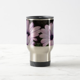 "Pale Purple Daisies" Travel Mug