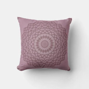 Pale Purple Pattern 3 Throw Pillow
