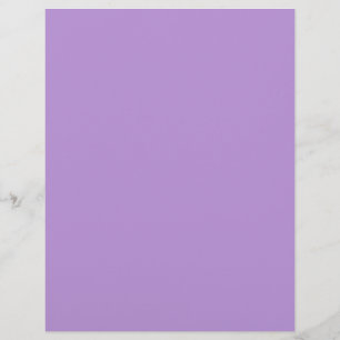 Pale Purple (solid colour) Custom Letterhead