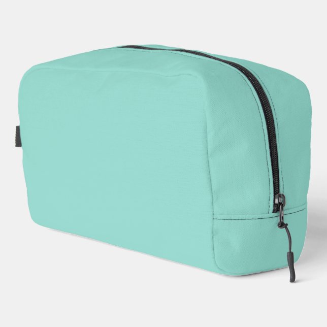 Pale Robin Egg Blue Solid Colour Dopp Kit (Right Corner)