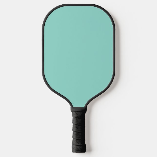 Pale Robin Egg Blue Solid Colour Pickleball Paddle (Front)