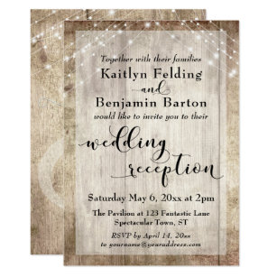 wedding reception invitations zazzle uk