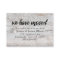 Pale Rustic Wood "We Have Moved" Insert Card