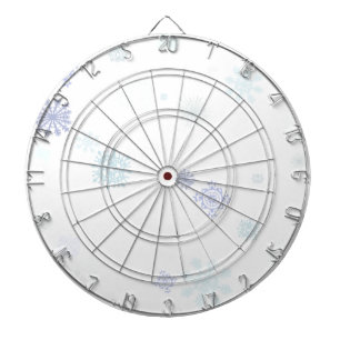 Pale Snowflakes Dartboard