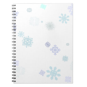 Pale Snowflakes Notebook
