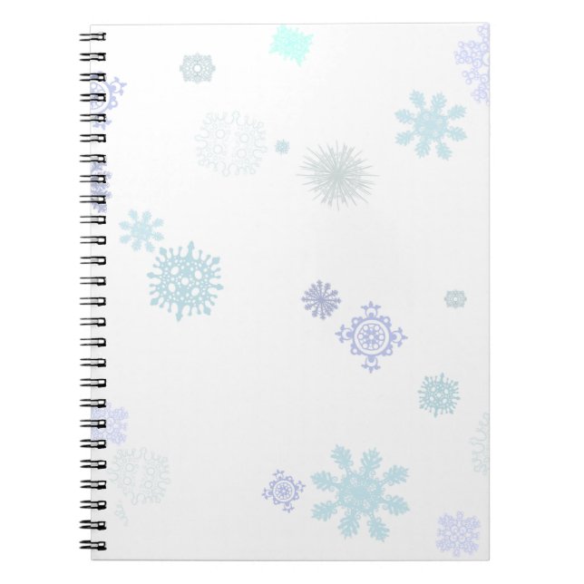 Pale Snowflakes Notebook (Front)