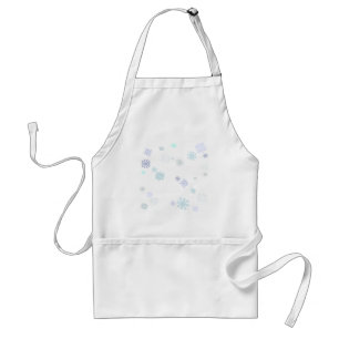 Pale Snowflakes Standard Apron