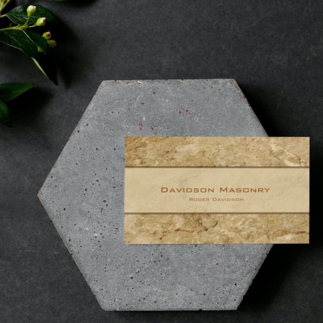Pale Stone Business Card (Pale Stone Business Card)