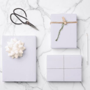 Pale Thistle Solid Colour Wrapping Paper Sheet