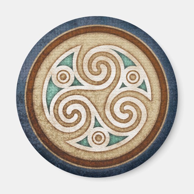 Pale Triskele Magnet (Front)