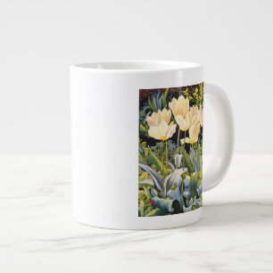 Pale Tulips Large Coffee Mug