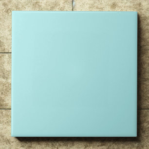 Pale Turquoise #afeeee Soft Fresh Modern Tile