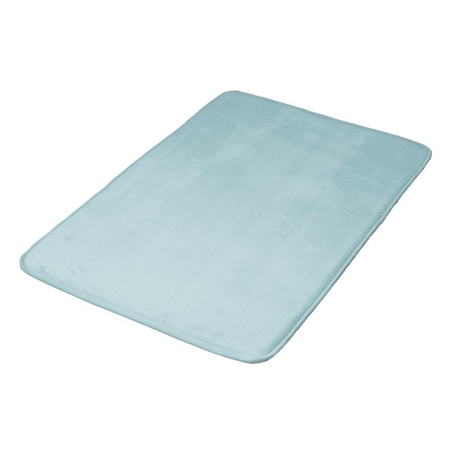 Pale Turquoise Bath Mat (Angled)