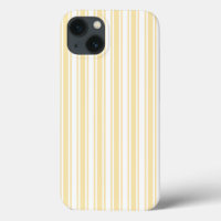 Pale yellow and white candy stripes Case-Mate iPho