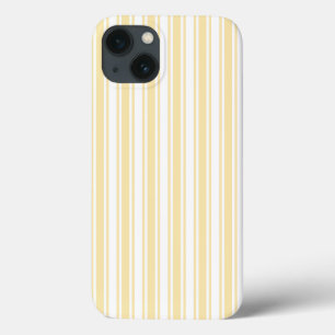 Pale yellow and white candy stripes Case-Mate iPho iPhone 13 Case