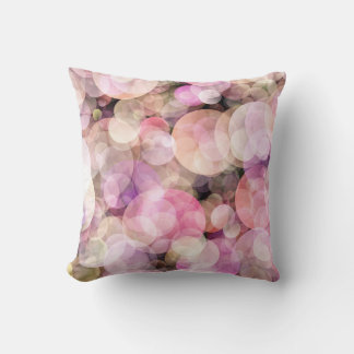 Pale Yellow Bubbles: Elegant Decor Cushion