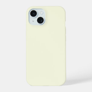 Pale Yellow iPhone 15 Case