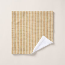 Pale Yellow Stripes Threaded Fabric Pattern