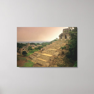 Palenque, Chiapas, Mexico, Maya Canvas Print