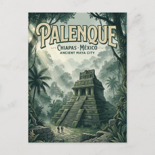 Palenque Ruins Postcard