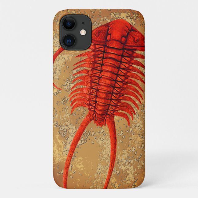 "Paleo-chic" Paraceraurus Fossil Trilobite Case-Mate iPhone Case (Back)
