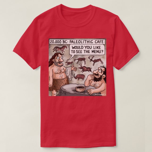 Paleolithic Cafe T-Shirt (Design Front)