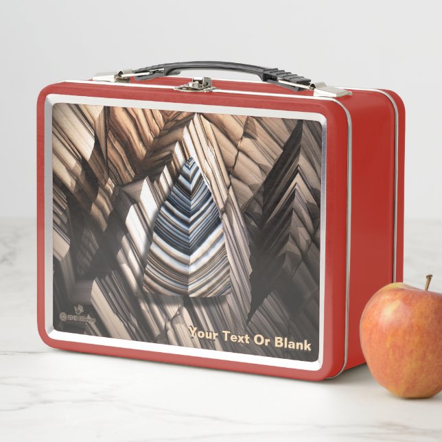 Paleolithic Technology Metal Lunch Box (In Situ)