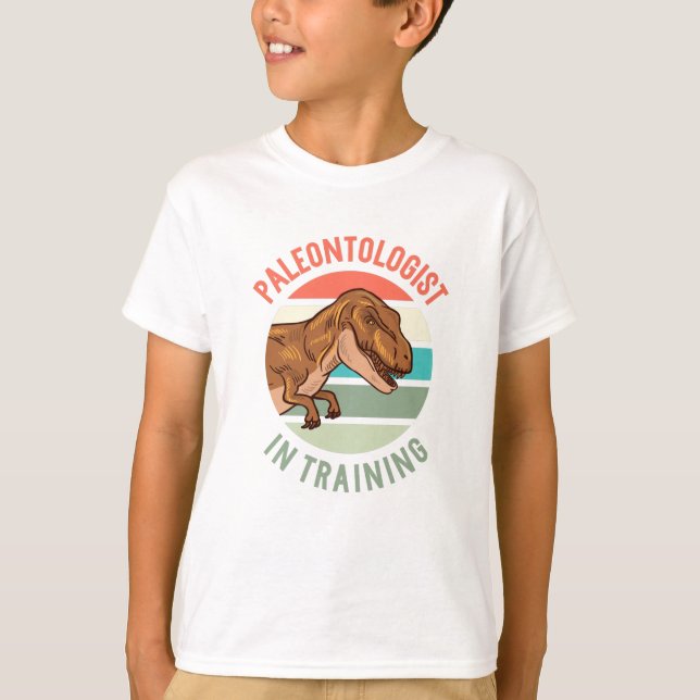 Paleontologist in Training T-Shirt (Front)