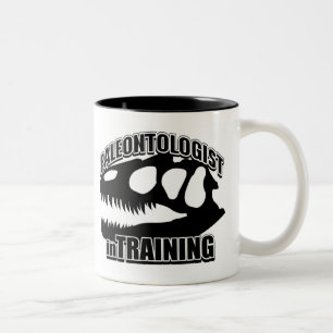 PALEONTOLOGIST in training Two-Tone Coffee Mug