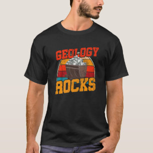 Paleontologist Rock Collecting Geologist Retro Geo T-Shirt