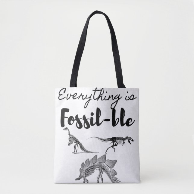 Paleontologist  tote bag (Front)