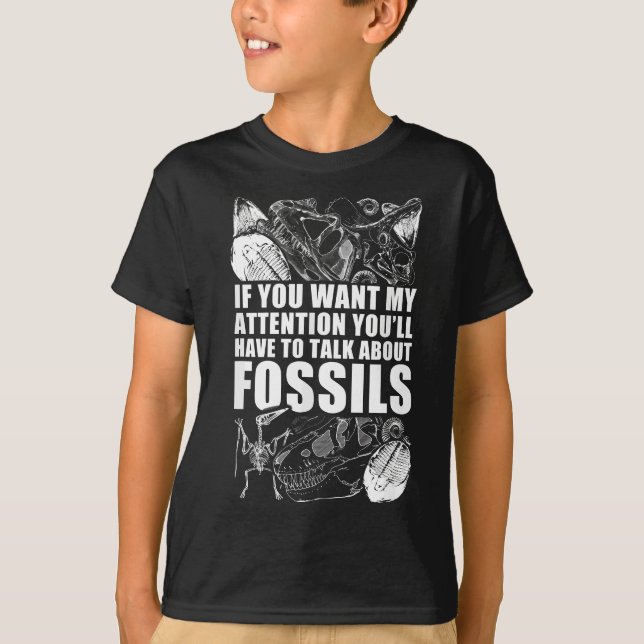 Paleontologists gift idea - paleontology T-Shirt (Front)
