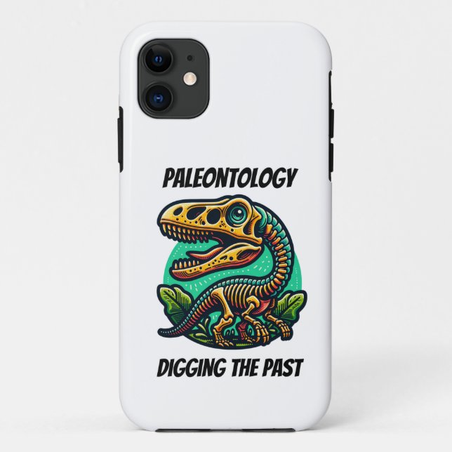 Paleontology Digging the Past Case-Mate iPhone Case (Back)