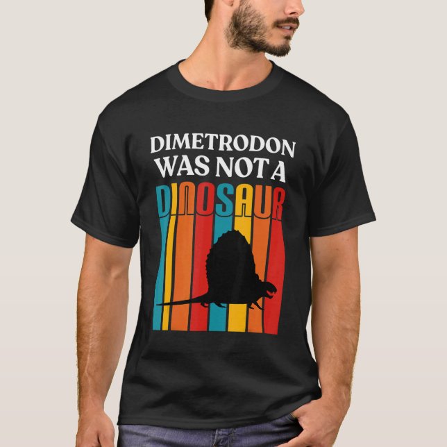 Paleontology For Adults Dinosaurs Dimetrodon Juras T-Shirt (Front)