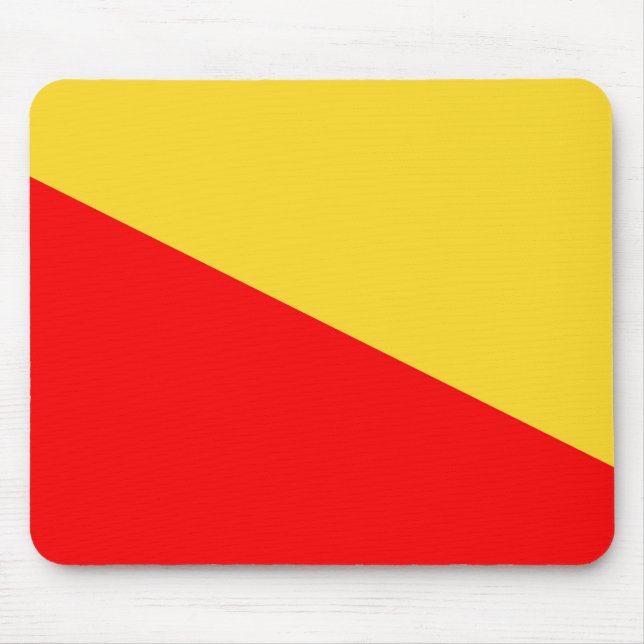 Palermo city flag italy symbol Sicily sicilia ital Mouse Mat (Front)