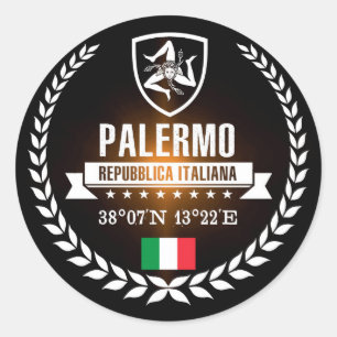 Palermo Classic Round Sticker