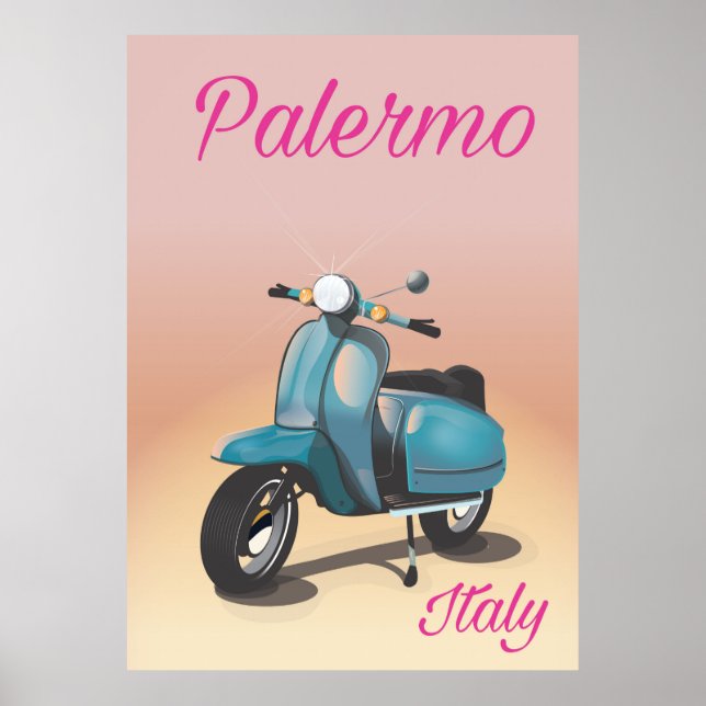 Palermo Italy Scooter poster (Front)
