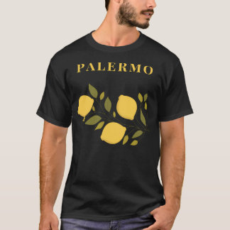 Palermo Limone Italian Cities Design T-Shirt