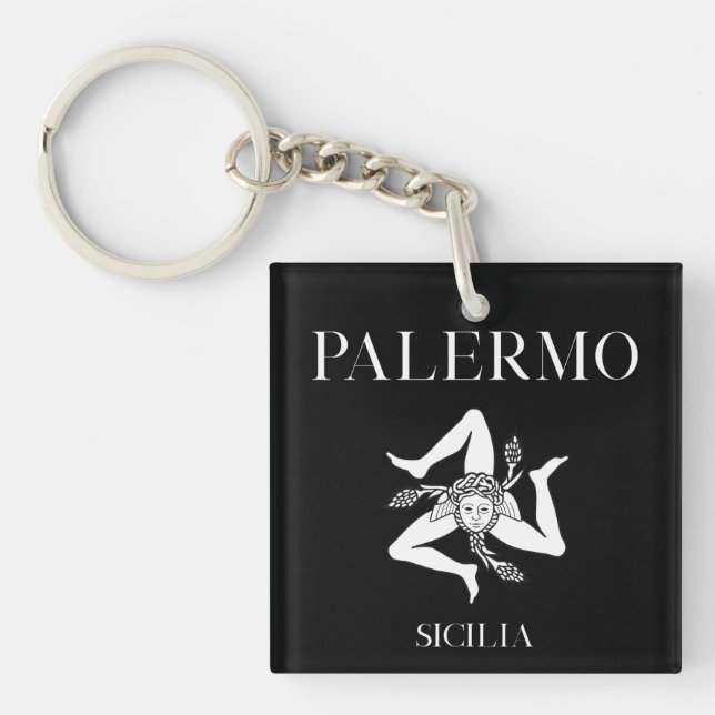 Palermo Sicilia Key Ring (Front)