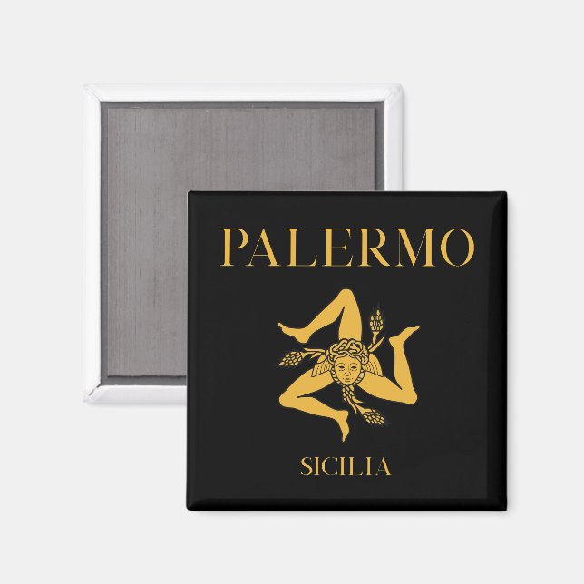 Palermo Sicilia Magnet (Front/Back)