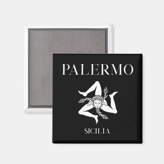 Palermo Sicilia Magnet (Front/Back)