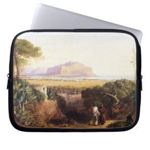 Palermo, Sicily, 1847 (oil on canvas) Laptop Sleeve